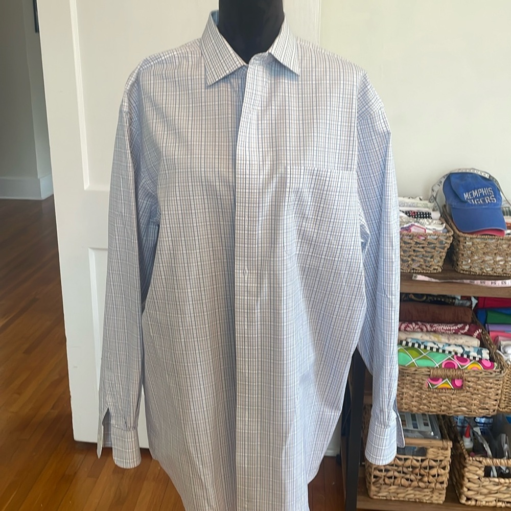 Cooper & Stewart Dress shirt 17/ 36,37 Tall